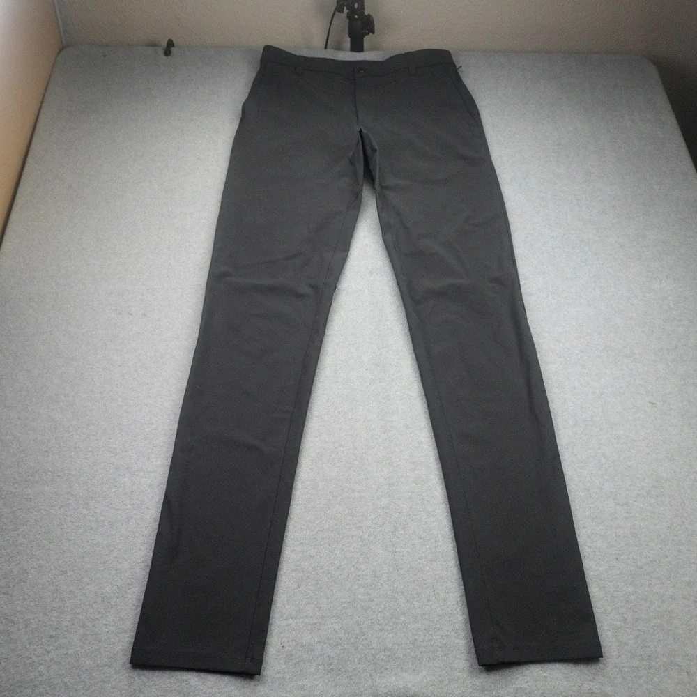 Lululemon Pant Mens 31 Obsidian Slim Fit Commission Trouser Warpstreme